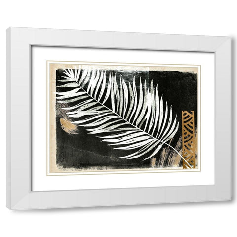 Immersion II White Modern Wood Framed Art Print with Double Matting by Wang, Melissa