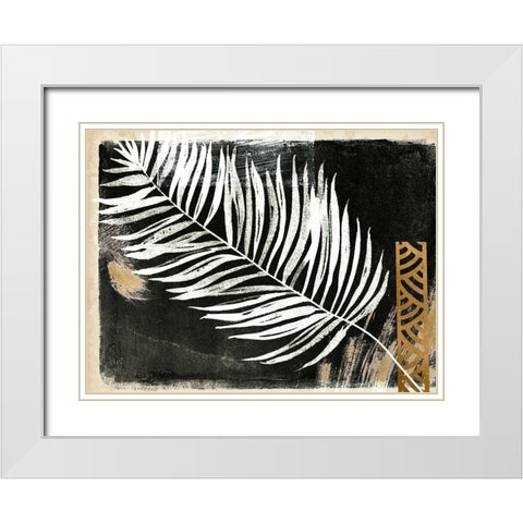 Immersion II White Modern Wood Framed Art Print with Double Matting by Wang, Melissa