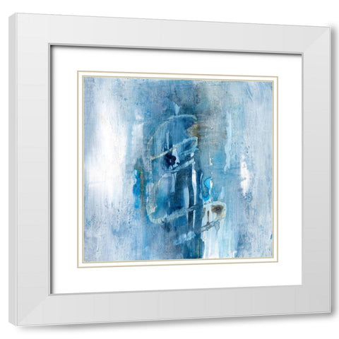 Cool Objects White Modern Wood Framed Art Print with Double Matting by Combs, Joyce