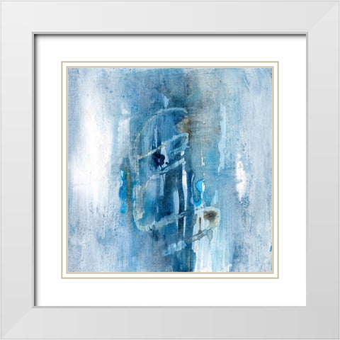 Cool Objects White Modern Wood Framed Art Print with Double Matting by Combs, Joyce