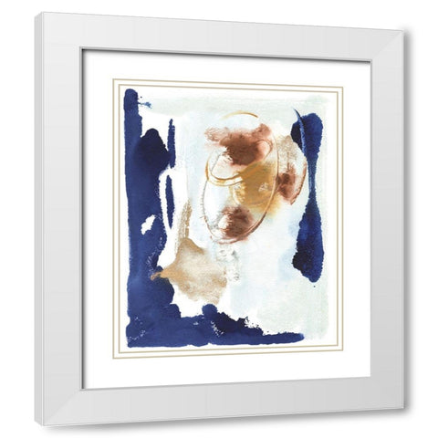 Friend Forever White Modern Wood Framed Art Print with Double Matting by Combs, Joyce