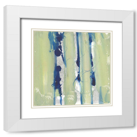 Upward Bound I White Modern Wood Framed Art Print with Double Matting by Combs, Joyce