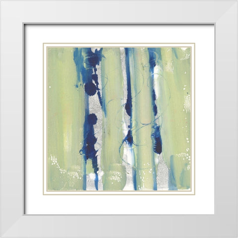 Upward Bound I White Modern Wood Framed Art Print with Double Matting by Combs, Joyce