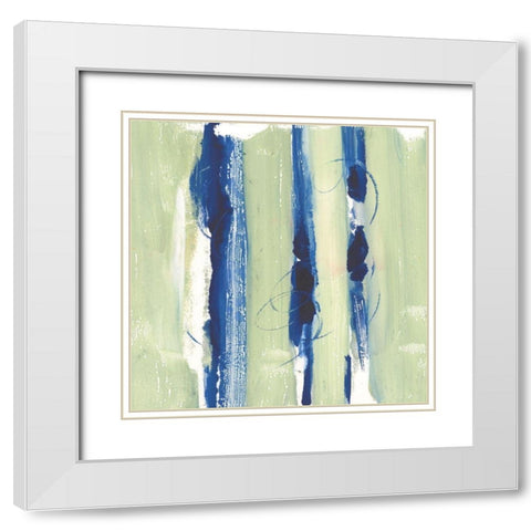 Upward Bound II White Modern Wood Framed Art Print with Double Matting by Combs, Joyce