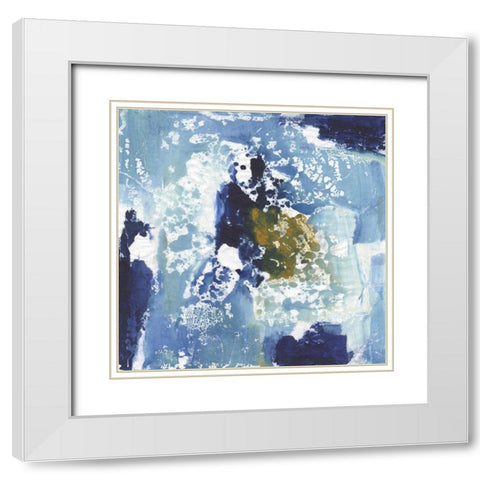 Mystic Touch I White Modern Wood Framed Art Print with Double Matting by Combs, Joyce