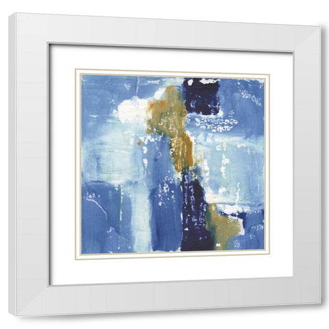 Mystic Touch II White Modern Wood Framed Art Print with Double Matting by Combs, Joyce