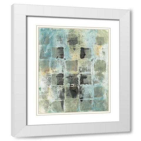 Close Comfort II White Modern Wood Framed Art Print with Double Matting by Combs, Joyce