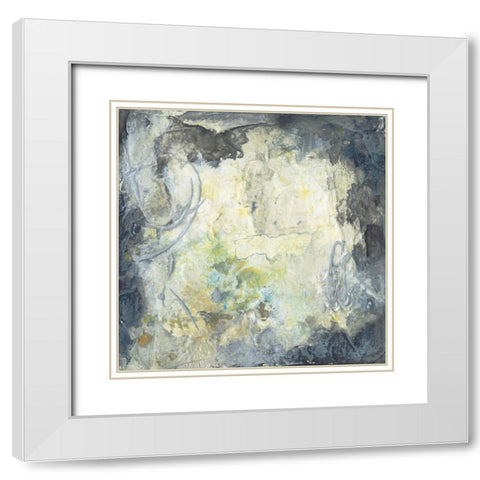 Shadows and Light I White Modern Wood Framed Art Print with Double Matting by Combs, Joyce