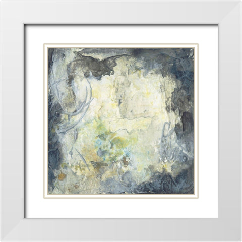 Shadows and Light I White Modern Wood Framed Art Print with Double Matting by Combs, Joyce