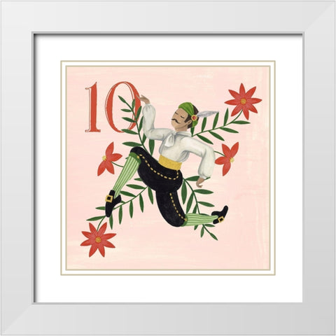 Twelve Days X White Modern Wood Framed Art Print with Double Matting by Popp, Grace