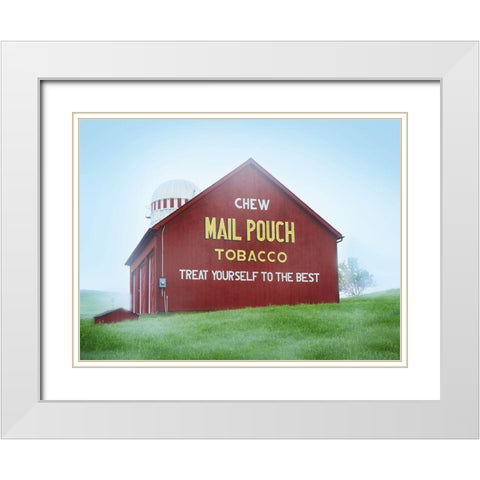 Barn Scene VIII White Modern Wood Framed Art Print with Double Matting by McLoughlin, James