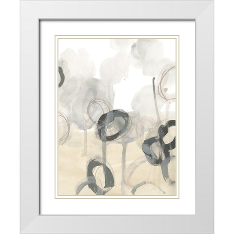 Periscope I White Modern Wood Framed Art Print with Double Matting by Vess, June Erica