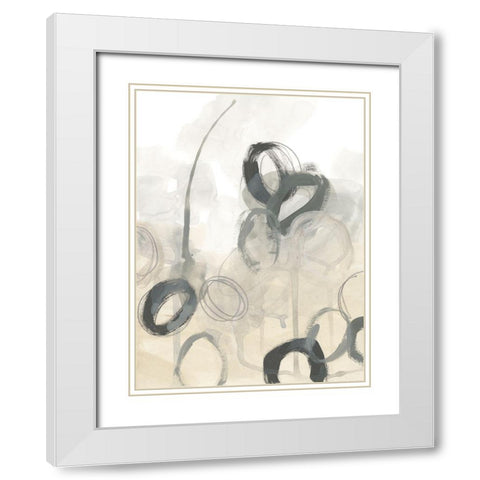 Periscope II White Modern Wood Framed Art Print with Double Matting by Vess, June Erica