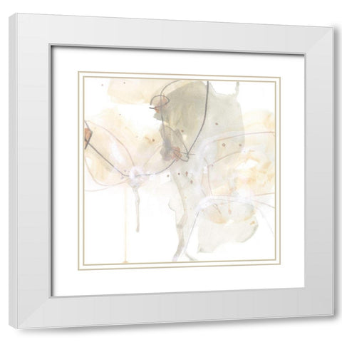 Subtle Shade I White Modern Wood Framed Art Print with Double Matting by Vess, June Erica