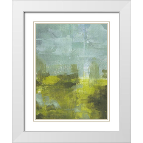 Overgrown Greenway I White Modern Wood Framed Art Print with Double Matting by Green, Jacob