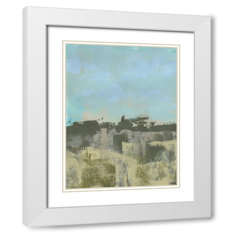 Chesapeake Dunes I White Modern Wood Framed Art Print with Double Matting by Green, Jacob