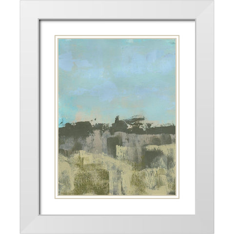 Chesapeake Dunes I White Modern Wood Framed Art Print with Double Matting by Green, Jacob