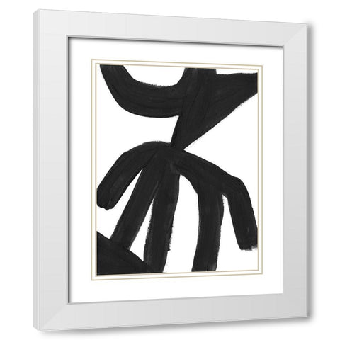 Jungle Satellite III White Modern Wood Framed Art Print with Double Matting by Vess, June Erica