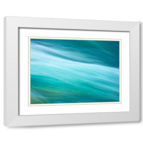 Before the Falls I White Modern Wood Framed Art Print with Double Matting by McLoughlin, James