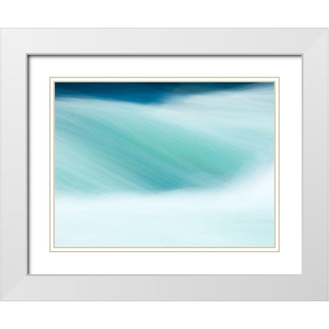 Before the Falls IV White Modern Wood Framed Art Print with Double Matting by McLoughlin, James