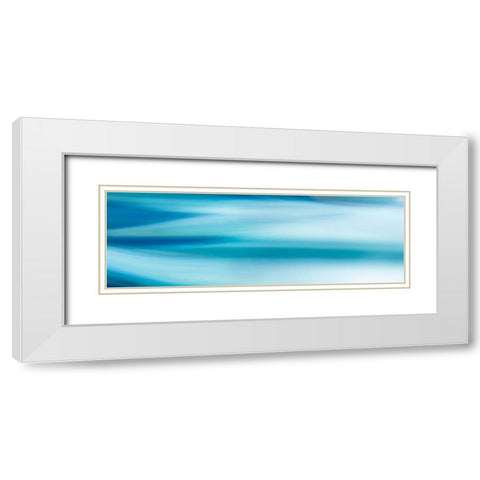 Before the Falls Panorama II White Modern Wood Framed Art Print with Double Matting by McLoughlin, James