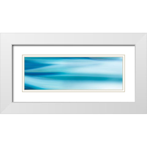 Before the Falls Panorama II White Modern Wood Framed Art Print with Double Matting by McLoughlin, James
