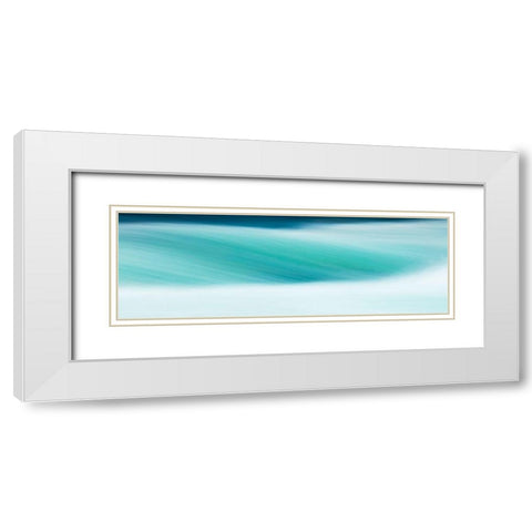 Before the Falls Panorama IV White Modern Wood Framed Art Print with Double Matting by McLoughlin, James
