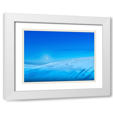 Colorado Dunes III White Modern Wood Framed Art Print with Double Matting by McLoughlin, James