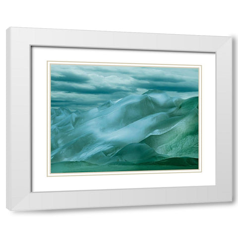 Colorado Dunes IV White Modern Wood Framed Art Print with Double Matting by McLoughlin, James
