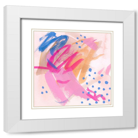 Sweet Nothings IV White Modern Wood Framed Art Print with Double Matting by Wang, Melissa
