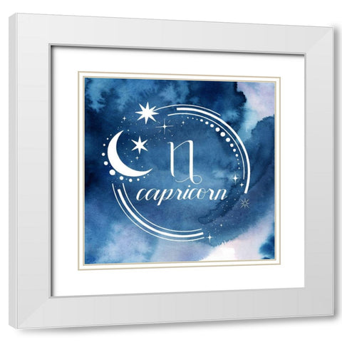 Watercolor Astrology X White Modern Wood Framed Art Print with Double Matting by Popp, Grace
