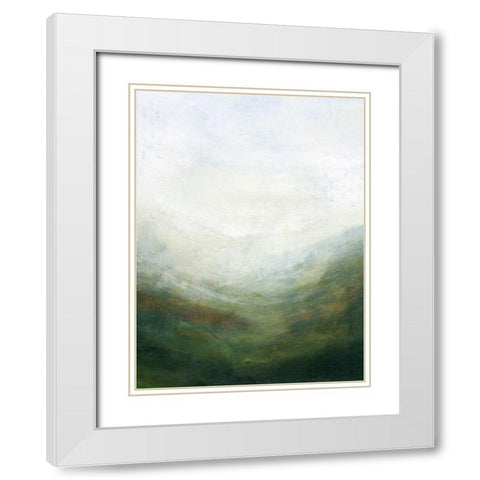 Sun Dust I White Modern Wood Framed Art Print with Double Matting by Popp, Grace