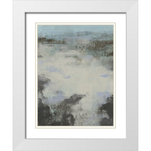 Low Tide I White Modern Wood Framed Art Print with Double Matting by Green, Jacob