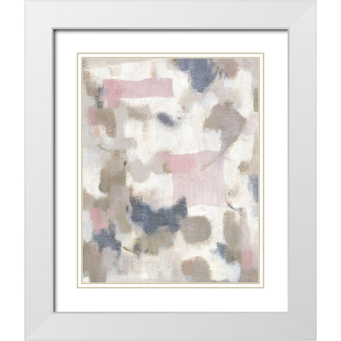 Unfocus I White Modern Wood Framed Art Print with Double Matting by OToole, Tim