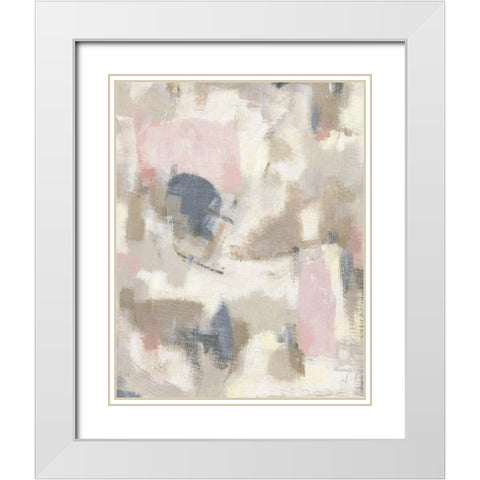 Unfocus II White Modern Wood Framed Art Print with Double Matting by OToole, Tim