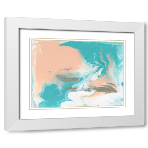 Raja Ampat II White Modern Wood Framed Art Print with Double Matting by Fagalde, Jarman