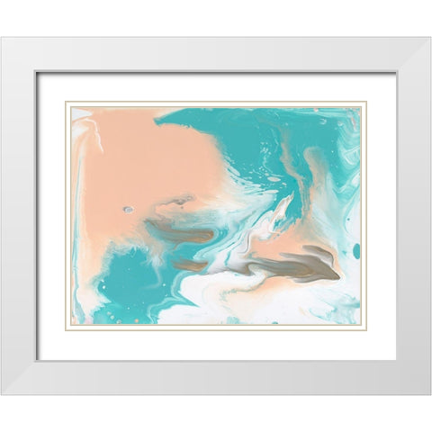 Raja Ampat II White Modern Wood Framed Art Print with Double Matting by Fagalde, Jarman