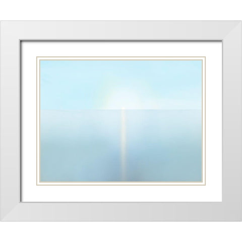 Seascape Photo IV White Modern Wood Framed Art Print with Double Matting by McLoughlin, James