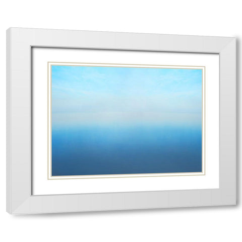 Seascape Photo V White Modern Wood Framed Art Print with Double Matting by McLoughlin, James