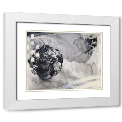 Astral Plane I White Modern Wood Framed Art Print with Double Matting by Green, Jacob