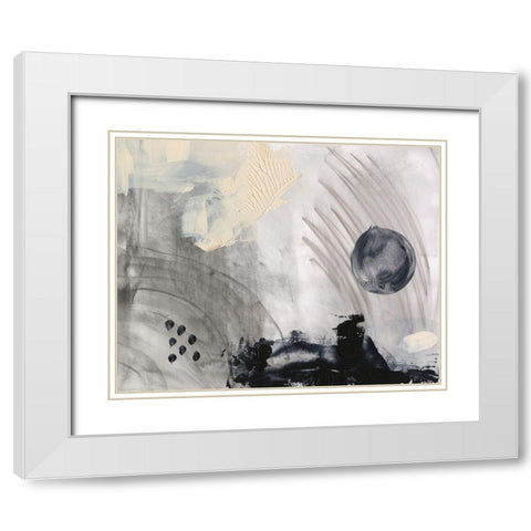 Astral Plane II White Modern Wood Framed Art Print with Double Matting by Green, Jacob