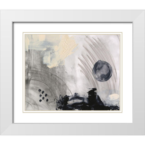 Astral Plane II White Modern Wood Framed Art Print with Double Matting by Green, Jacob