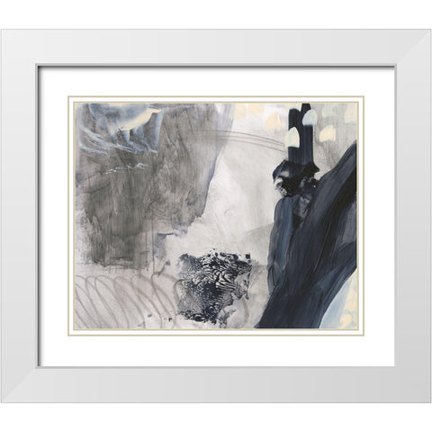 Astral Plane IV White Modern Wood Framed Art Print with Double Matting by Green, Jacob