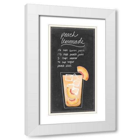Summer Drinks VI White Modern Wood Framed Art Print with Double Matting by Popp, Grace