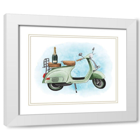 Venice Voyage I White Modern Wood Framed Art Print with Double Matting by Popp, Grace