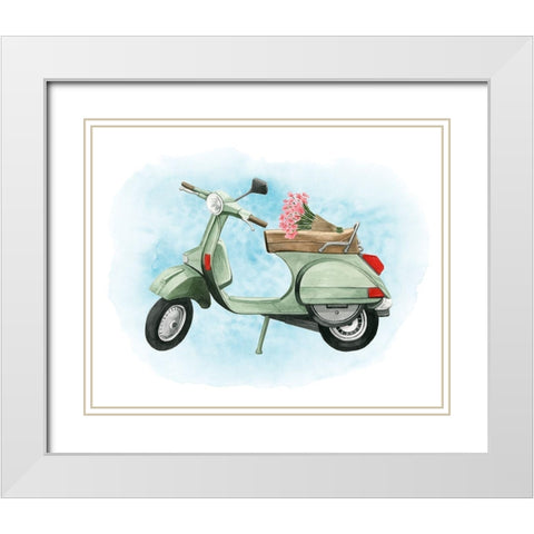 Venice Voyage II White Modern Wood Framed Art Print with Double Matting by Popp, Grace