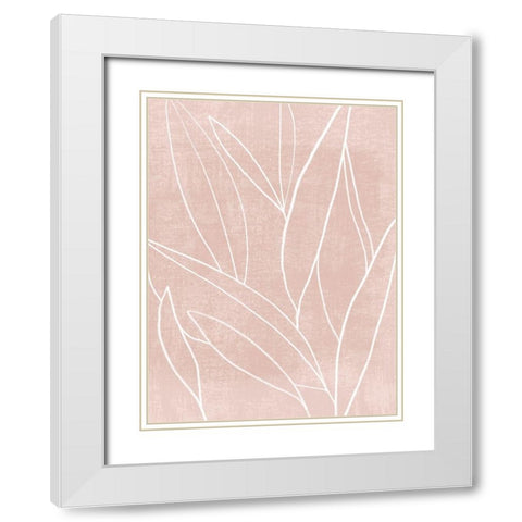 Mauve Magic II White Modern Wood Framed Art Print with Double Matting by Popp, Grace