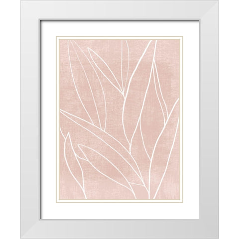Mauve Magic II White Modern Wood Framed Art Print with Double Matting by Popp, Grace
