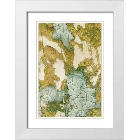 Biomes I White Modern Wood Framed Art Print with Double Matting by Lam, Vanna