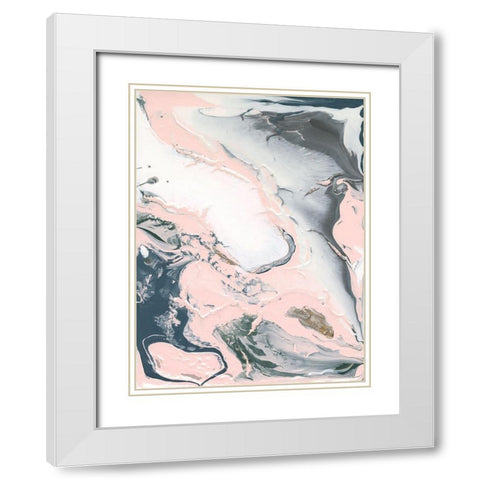 Tidelands I White Modern Wood Framed Art Print with Double Matting by Popp, Grace